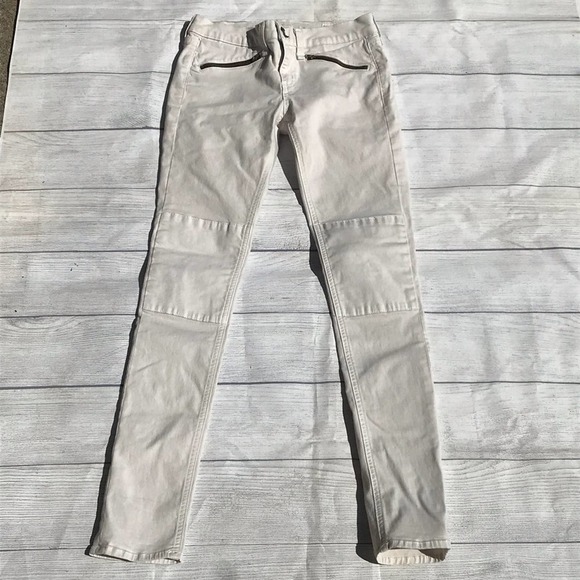 Rag & bone Ridley moto Jeans wax winter white - Picture 6 of 8